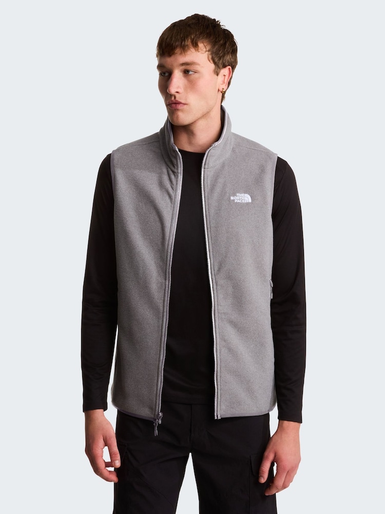 The North Face Grey Glacier Fleece Gilet - Image 5 of 5