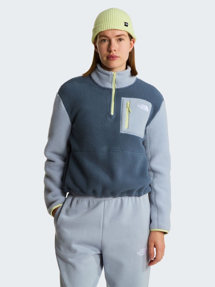 The North Face Blue Yumiori 1/4 Zip Fleece - Image 1 of 3