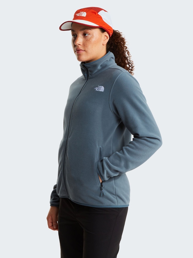 The North Face Pale Blue Full Zip Glacier Fleece - Image 5 of 5