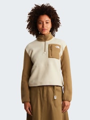 The North Face Brown Yumiori 1/4 Zip Fleece - Image 1 of 4