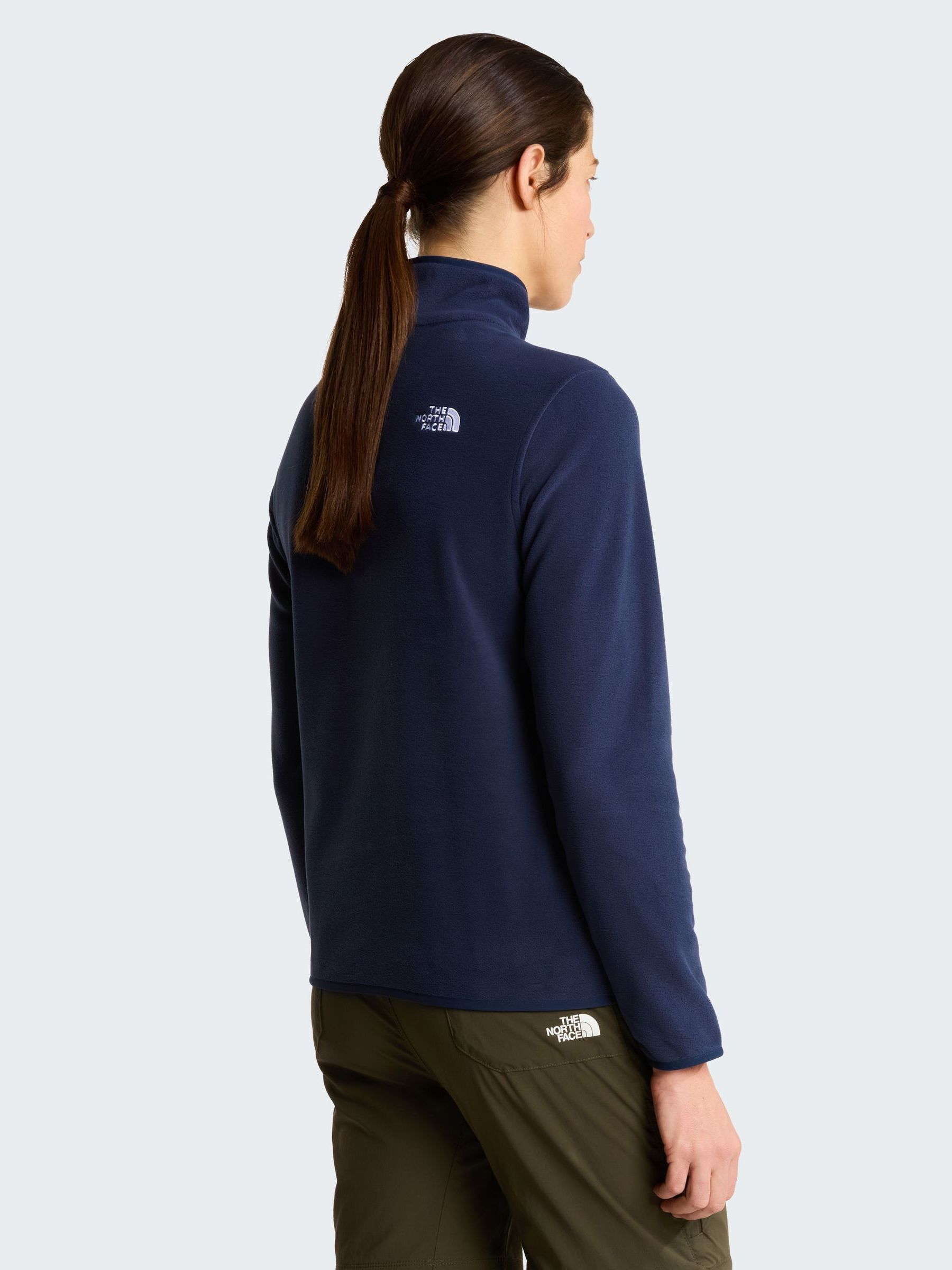 Buy The North Face Navy Blue Glacier 1/4 Zip Fleece from Next USA