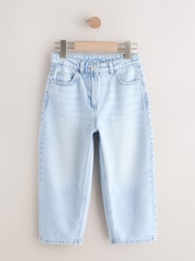 Denim Light Wash Barrel Jeans (3-16yrs) - Image 1 of 5