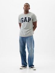 Gap Light Grey Everyday Soft Logo T-Shirt - Image 3 of 4