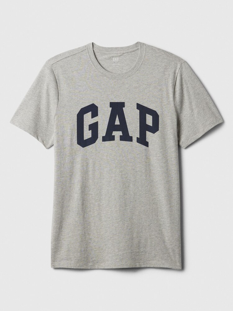 Gap Light Grey Everyday Soft Logo T-Shirt - Image 4 of 4