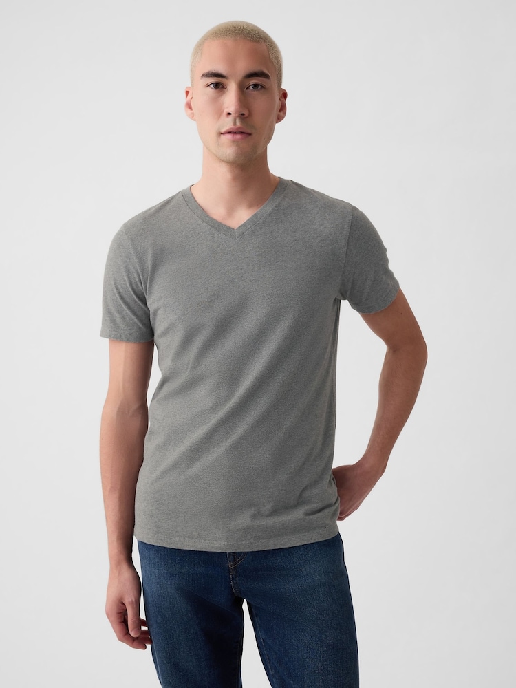 Gap Grey Classic T-Shirt - Image 1 of 4