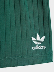 adidas Originals T-Shirt and Shorts Wide Rib Infant Set - Imaginea 6 din 7