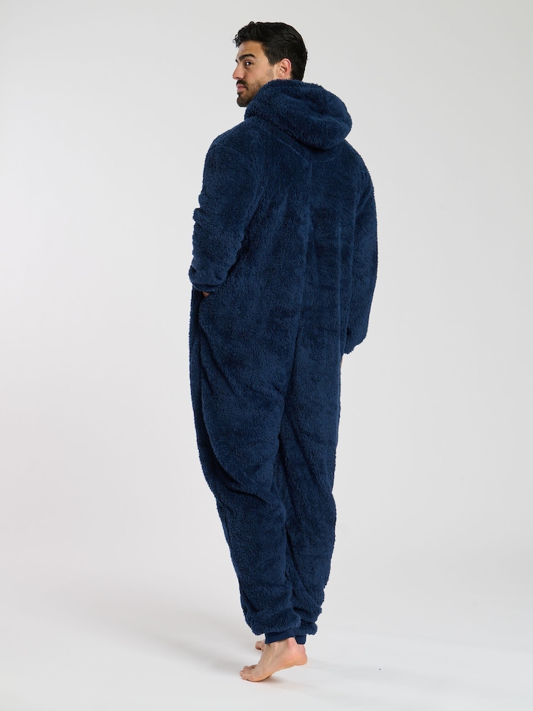 Loungeable Blue Mens All-In-One - Image 2 of 5