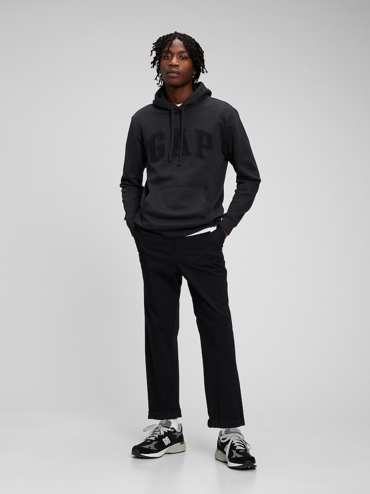 Gap Black Logo Fleece Zip Hoodie - Image 1 of 7
