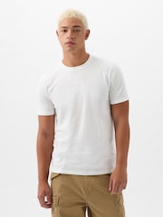 Gap White Everyday Soft Crew Neck T-Shirt - Image 8 of 11