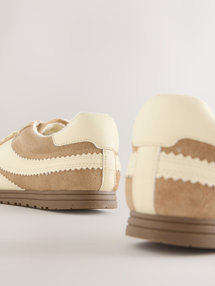 Kamel - Forever Comfort® Semskede Slimline Paneler Med snøring Joggesko - Bilde 9 av 9