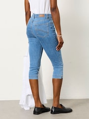 FatFace Bleach Denim Peddlepusher Jeans - Image 2 of 7