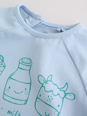 Green/Blue Milk Club Baby Top and Leggings Set 2 Piece (0mths-3yrs) - Image 15 of 21