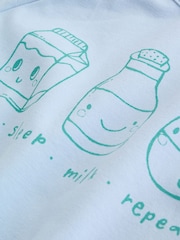 Green/Blue Milk Club Baby Top and Leggings Set 2 Piece (0mths-3yrs) - Image 17 of 21