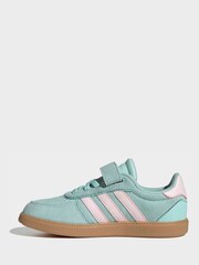 adidas Aqua Blue Breaknet Sleek Kids Trainers - Image 4 of 8