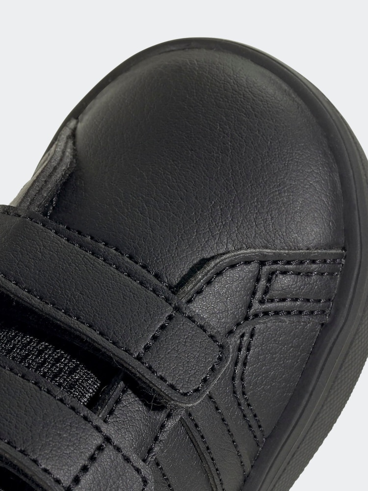 黑色 - 阿迪达斯 VS 佩斯2 . 0钩环婴儿训练鞋 - 8的图像8｝