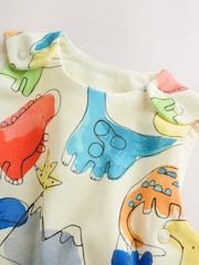 Blue Bright Dinosaurs 1 Tog Sleeveless Baby Sleep Bag - Image 3 of 8
