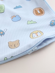 Blue Safari Animals 1 Tog Sleeveless Baby Sleep Bag - Image 6 of 6