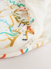 Neutral Bright Dinosaurs 2.5 Tog Sleevless Baby Sleepbag - Image 7 of 9