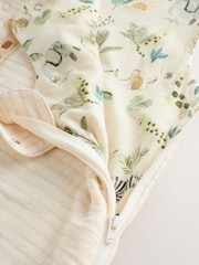 Neutral Jungle 1 Tog Sleeveless Baby Sleepbag - Image 4 of 8