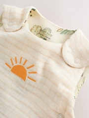 Neutral Jungle 1 Tog Sleeveless Baby Sleepbag - Image 5 of 8