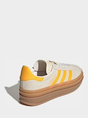 adidas Originals White Gazelle Bold Junior Trainers - Image 2 of 8
