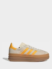 adidas Originals White Gazelle Bold Junior Trainers - Image 3 of 8