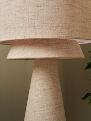 BHS Natural Terri Tiered Table Lamp - Image 5 of 7