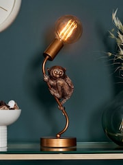 BHS Bronze Tarsier Bendy Tube Table Lamp - Image 1 of 7