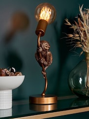BHS Bronze Tarsier Bendy Tube Table Lamp - Image 3 of 7