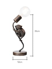BHS Bronze Tarsier Bendy Tube Table Lamp - Image 4 of 7