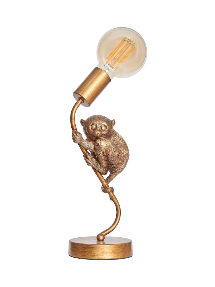 BHS Bronze Tarsier Bendy Tube Table Lamp - Image 7 of 7