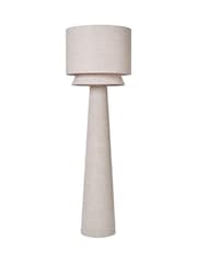 BHS Natural Terri Tiered Floor Lamp - Image 6 of 7