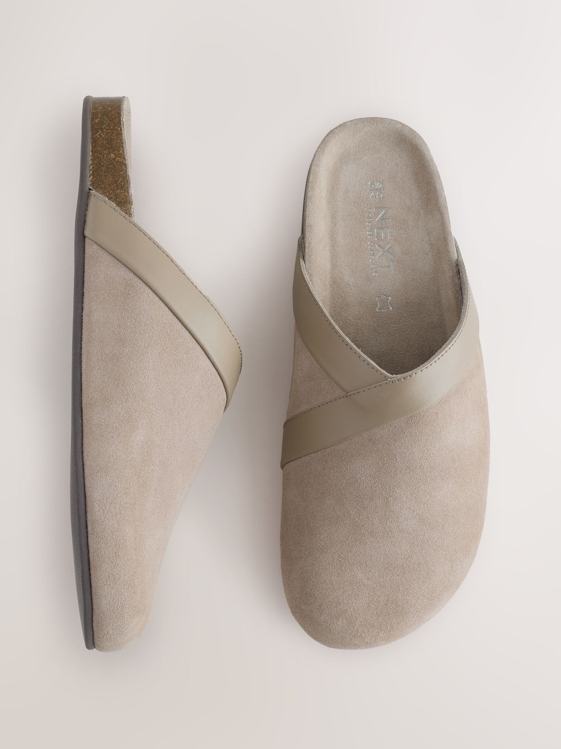 WinkFadeWrinkle CareFoundationナチュラルベージュ Buy Mink Brown Forever Comfort® Leather Clean Footbed Clogs from