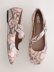 Snake Forever Comfort® Asymmetric Mary Jane Shoes - Image 1 of 5