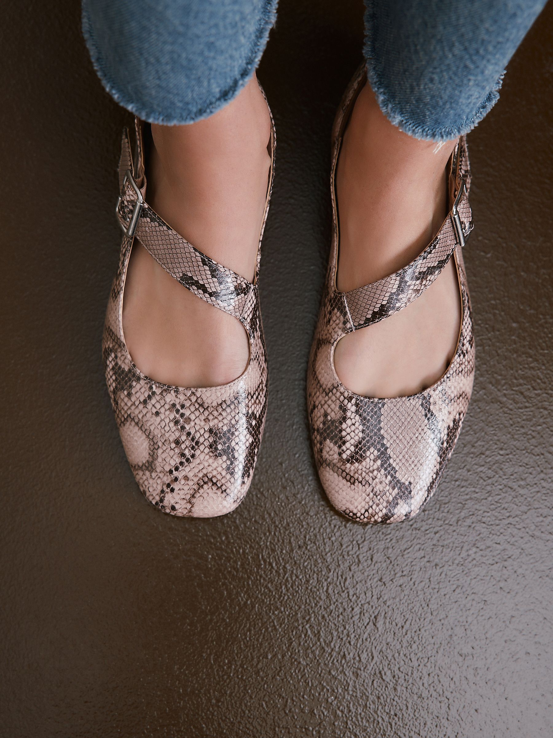 Buy Snake Forever Comfort® Asymmetric Mary Jane Shoes from the