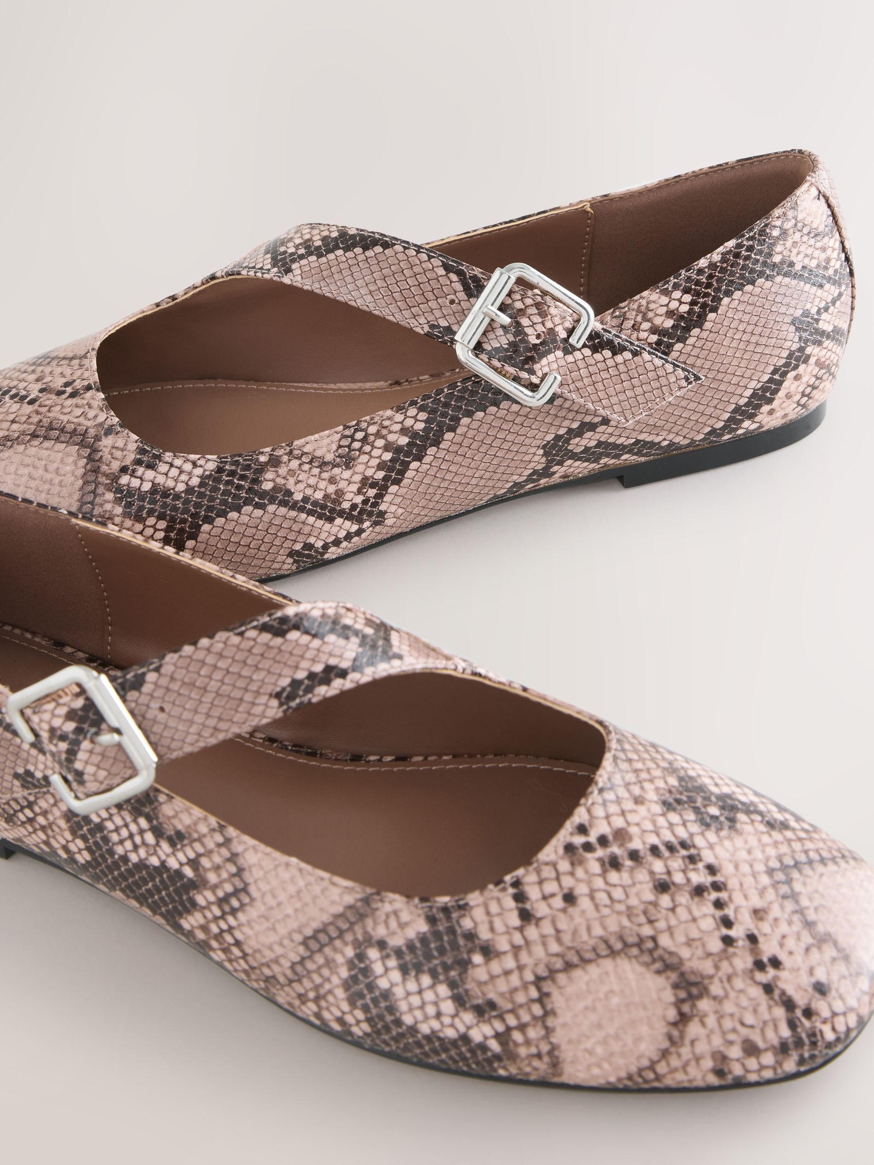 Buy Snake Forever Comfort® Asymmetric Mary Jane Shoes from Next USA