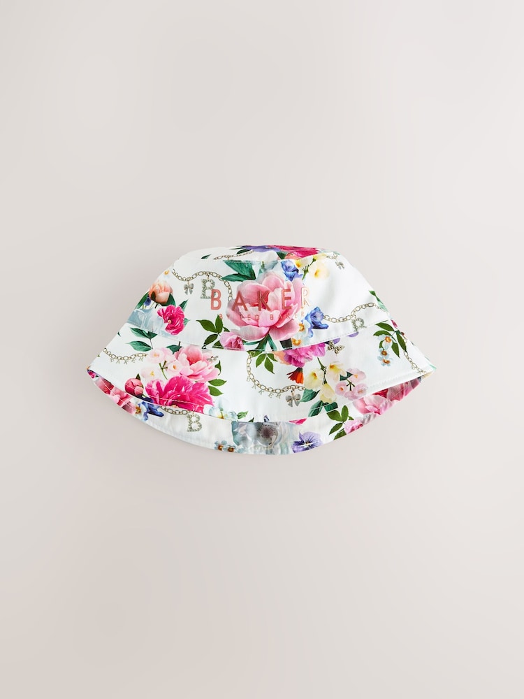 Baker by Ted Baker Logo Bucket Pink Hat - Image 1 of 4