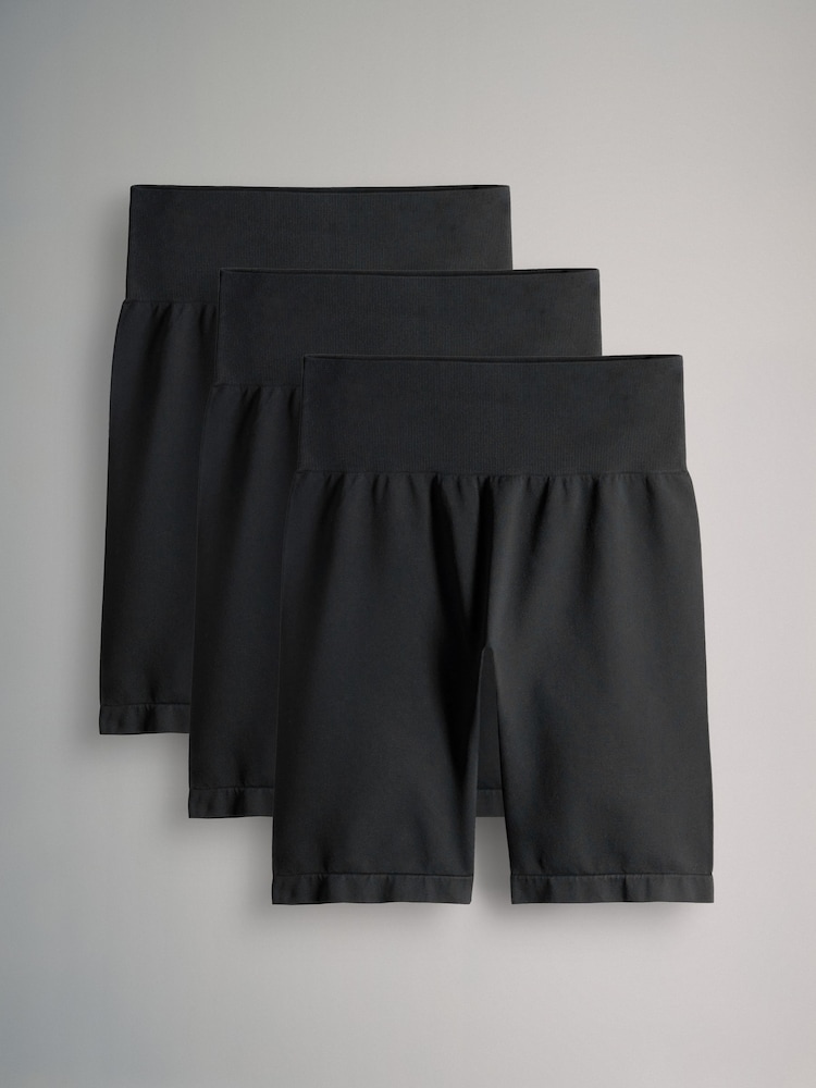 The Set 3 Pack Active Smoothing Cycle Short Black - Image 2 of 6 The Set 3 Pack Active Smoothing Cycle Short Black - Image 2 of 6