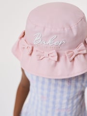Baker by Ted Baker Logo Bucket Pink Hat - Image 4 of 11
