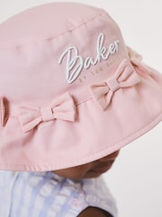 Baker by Ted Baker Logo Bucket Pink Hat - Image 5 of 11