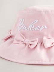 Baker by Ted Baker Logo Bucket Pink Hat - Image 9 of 11
