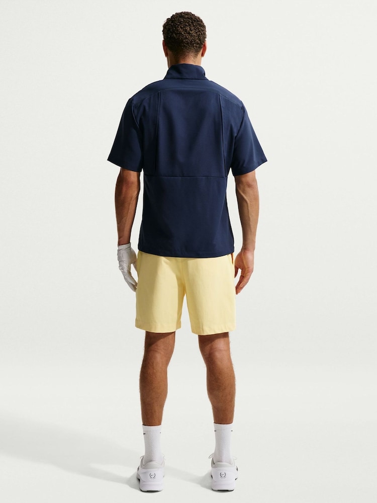 Nike Navy Tailored Performance Dri-FIT Loose Short-Sleeve Golf Windshirt - Image 2 of 5