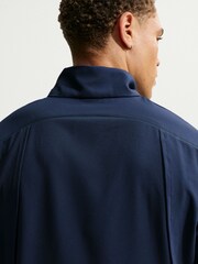 Nike Navy Tailored Performance Dri-FIT Loose Short-Sleeve Golf Windshirt - Image 4 of 5