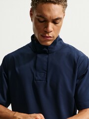 Nike Navy Tailored Performance Dri-FIT Loose Short-Sleeve Golf Windshirt - Image 5 of 5