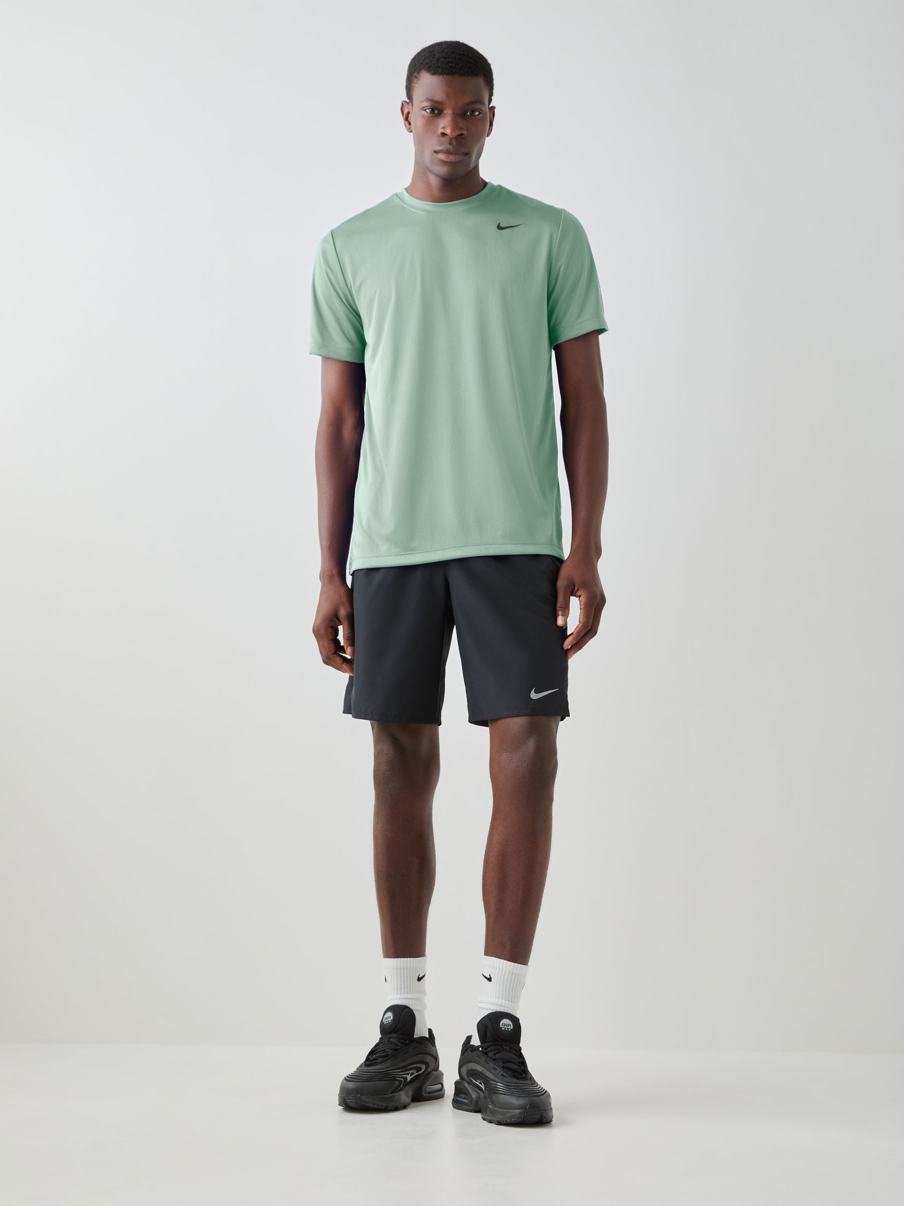 Nike DRI-FIT ミントグリーン S シャツとショーツセット Next：日本 スチームグリーン - Nike Dri-FIT Flex 機能性 Tシャツ