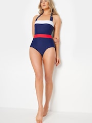 Long Tall Sally Colourblock Halter Neck Swimsuit - Bild 2 von 5