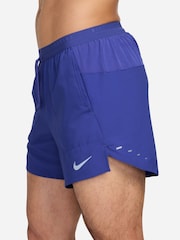 Nike Lapis Blue Stride 5 inch Brief Lined Running Shorts - Image 3 of 5