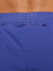 Nike Lapis Blue Stride 5 inch Brief Lined Running Shorts - Image 4 of 5
