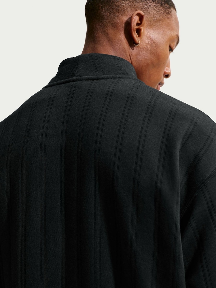 Nike Black Therma-FIT 1/2 Zip Top Oversized Golf Sweatshirt - Image 5 of 5