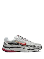 Nike Grey/Red P-6000 Trainers - Image 1 of 12